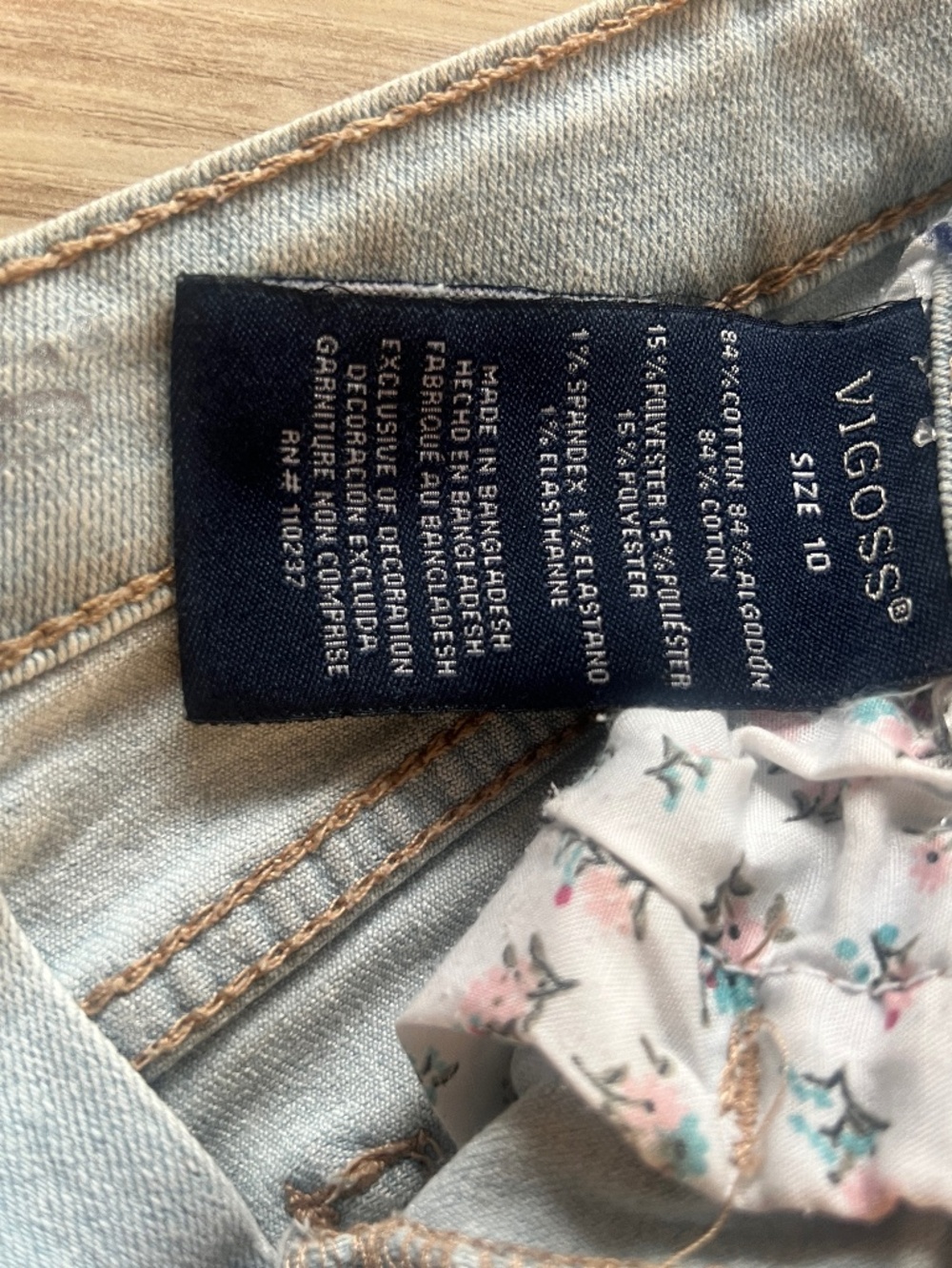 10/Vigoss/Jean Shorts